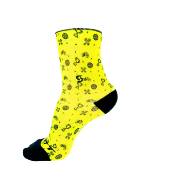 Pánské ponožky SCOTT ponožky Crew léto Žlutá 36-38 Dětské