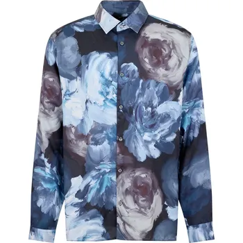 Oblečení a móda Košile Ted Baker Teal-Blue 1054651 5XL (10)