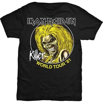 Pánská móda Tričko Iron Maiden - Killers World Tour 81
