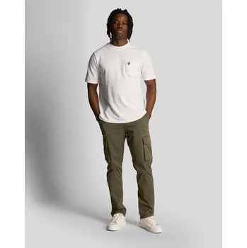 Pánské kalhoty Kalhoty Lyle and Scott Olive X391 1054814 W30 L32