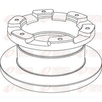 Brzdový kotouč Brzdový kotouč REMSA NCA1181.10