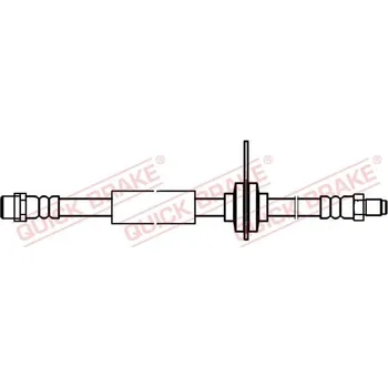 Brzdová hadice Brzdová hadice QUICK BRAKE 32.710