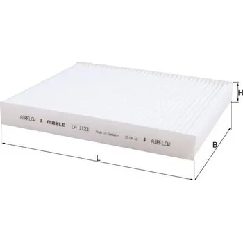 Ventilátor topení a klimatizace Filtr, vzduch v interiéru KNECHT LA 1123