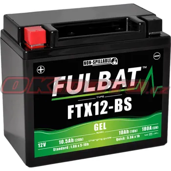 Auto-moto baterie Baterie FULBAT FTX12-BS GEL - Voge DS 500 Valico, 500ccm - 22-23