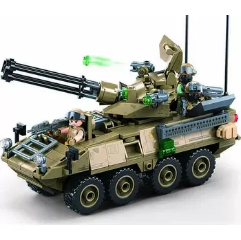 Stavebnice Sluban Sluban B1258 Tank OEF Stryker ADS