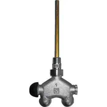 Ventil Herz Jednobodová armatura VUA-50, rohová pro 1-trubkové soustavy Dimenze: 1/2", KVS: 2,0, #1778462: Jednobodová armatura VUA-50, rohová pro 1-trubkové otopné soustavy