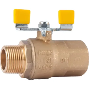 Ventil Herz KK plyn, připojení M/F ovládání motýl ocel Dimenze: DN32