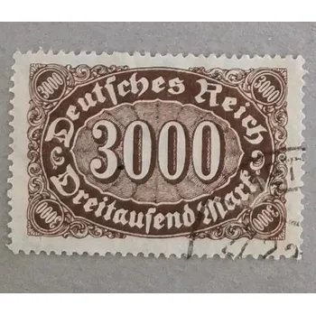 Sběratelství Známka Německo, Reich, 3000Mk., Mi.254#