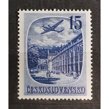 Sběratelství Známka ČSR, 15 Kčs, Pof.L35*