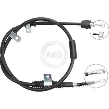 Lanko parkovací brzdy Tažné lanko, parkovací brzda A.B.S. K12092