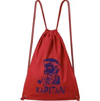 Městský batoh DOBRÝ TRIKO Bavlněný batoh Kapitán Barva: Červená