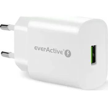 Bílá USB nabíječka 18W QC3.0