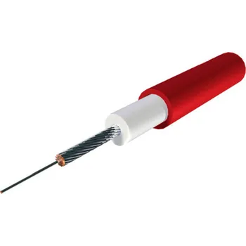 elektrický kabel zapalovací kabel 7 mm silikonový s měděným drátem, TESLA (červený) - UVEDENÁ CENA JE ZA 1 M