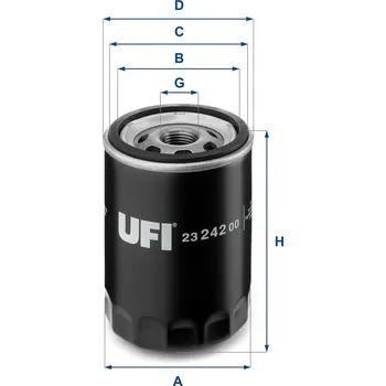 Olejový filtr Olejový filtr UFI 23.242.00