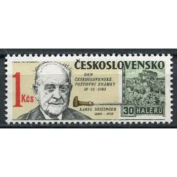 Poštovní známka Českosloveská pošta (1983) č. 2626 ** - Československo - Den čs. poštovní známky 1983 - rytec Karel Seizinger (1889-1978)