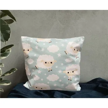 Povlak na dekorativní polštářek POVLAK NA POLŠTÁŘ 43x43cm OVEČKA 9