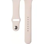 Devia Náhradní pásek Deluxe Sport k hodinkám Apple Watch béžový, kompatibilní s velikostmi 42mm, 44mm, 45mm, 49mm