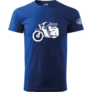 Tričko JAWA pionýr 11T - modrá / XL