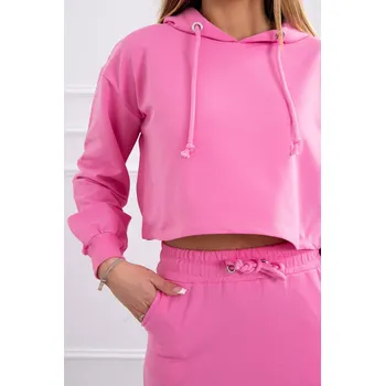 Souprava halenky se sukní světle růžová UNI