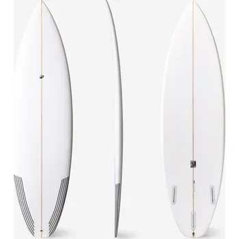 Surfové prkno DECATHLON Surf shortboard 900 Futures bez ploutviček 5'11