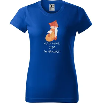 Dámské tričko DOBRÝ TRIKO Dámské tričko s potiskem Liška Barva: Královsky modrá, Velikost: S