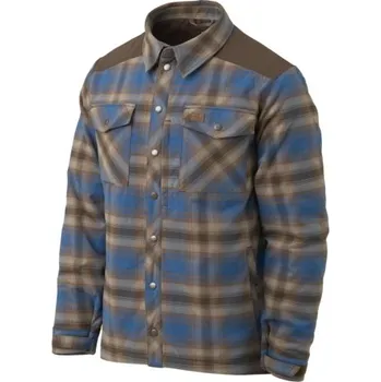 Pánská móda HELIKON HELIKON košile WINTER WARDEN, dlouhý rukáv - Forest Blue Plaid - XL