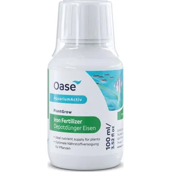 Akvarijní chemie Hnojivo pro rostliny s obsahem železa - Oase PlantGrow Slow Release Iron Fert. 100 ml