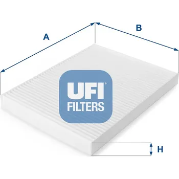 Ventilátor topení a klimatizace Filtr, vzduch v interiéru UFI 53.006.00