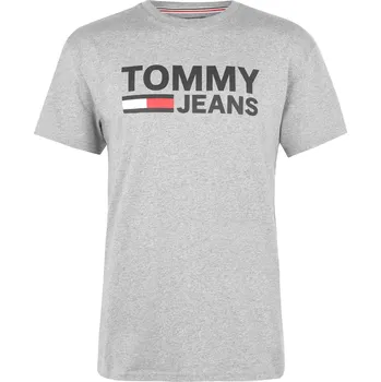 Pánské tričko Tričko Tommy Jeans Lt Grey Htr 1067174 2XL