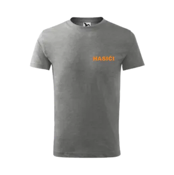 Šedé dětské triko pro hasiče