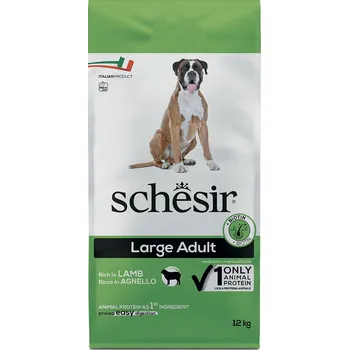 Krmivo pro psa 12kg Schesir Dog Large Adult s jehněčím granule pro psy