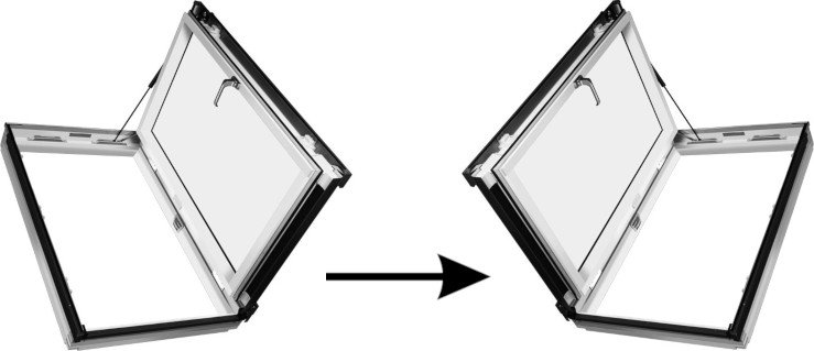 foto Střešní výlez FAKRO PWP U5 78 x 98 cm