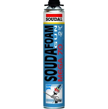 Montážní pěna Soudal Soudafoam Gun Mega zimní 870 ml
