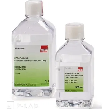 Průmyslové lepidlo DPBS ROTI®Cell sterilní, bez Ca/Mg (Popis: DPBS CELLPURE® ster., bez Ca/Mg, Balení: 500 ml)