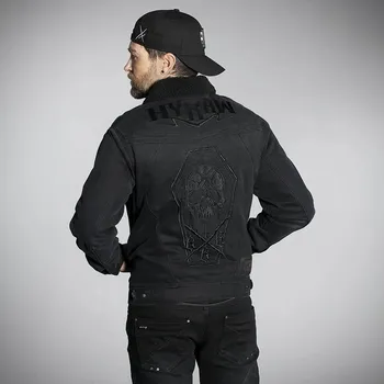 Pánský bomber bunda pánská HYRAW - HUNTER - Denim