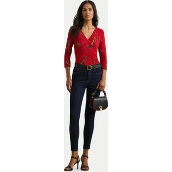 LAUREN RALPH LAUREN Halenka 200957611001 Červená Slim Fit S