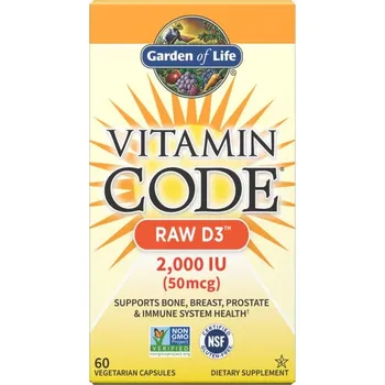 Garden of Life - Vitamin Code Raw D3, 2000 IU - 60 vcaps