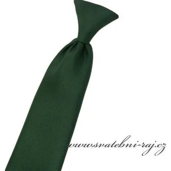 Kravata Dětská kravata tmavě zelená