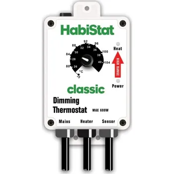 Teraristika HabiStat Dimming Thermostat - stmívací 26 - 40°C (High Range) bílý
