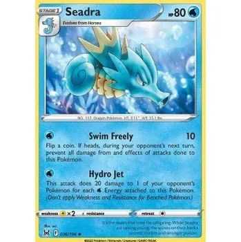 Volný čas Pokémon LOR 036/196 Seadra - Lost Origin Stav: Near Mint, Verze: NORMAL