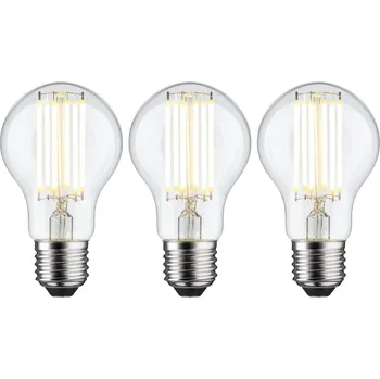 PAULMANN Eco-Line Filament 230V LED žárovka E27 3ks-sada 5W 3000K čirá - PAULMANN P 29220