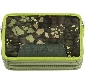 Penál Vybavený třípatrový penál Step by Step XXL, Dino Torex