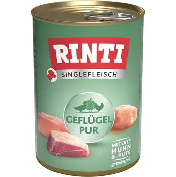 Krmivo pro psa RINTI Singlefleisch Exclusive čisté drůbeží maso 24× 400 g