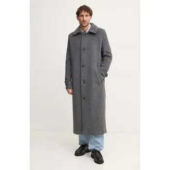 Dámský kabát Vlněný kabát Fiorucci šedá barva, přechodný, U01FMOCO244WO01GY01 90X, vel. 50