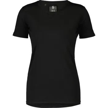 cyklistický dres SCOTT cyklistické triko Commuter Merino léto Černá XL Dámské