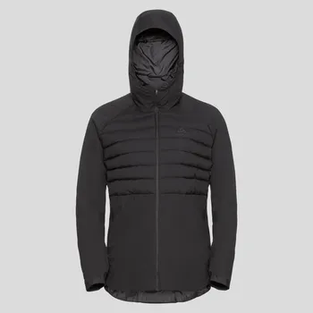Odlo zateplená bunda ASCENT S-THERMIC HOODED ZIMA Černá M Dámské