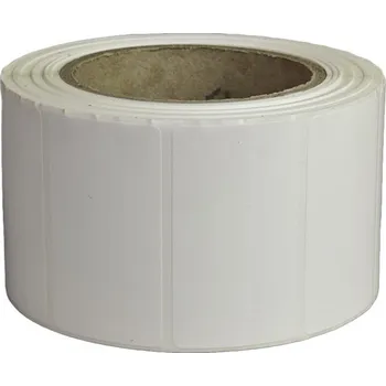 Speciální papír Etikety 68x38mm, polyethylen, bílá, D76, 1000 ks na roli