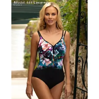 Dámské plavky Locarno/444 - jednodílné plavky Aquarilla, 40 E, černá