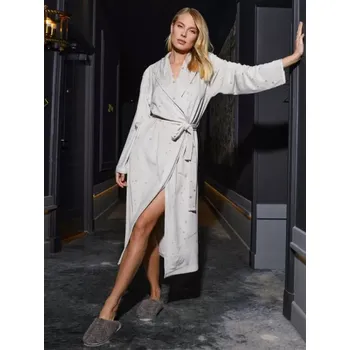 Dámský župan Meredith/61 - dámský župan Aruelle, M, silver gray