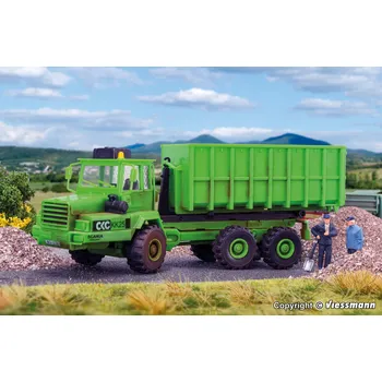 Modelová železnice H0 - KAELBLE GMEINDER s odkládajícím kontejnerem / Kibri 14020